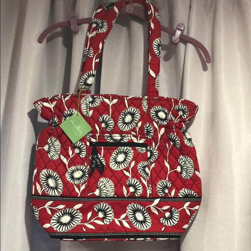 New Vera Bradley Laura Purse in Deco Daisy